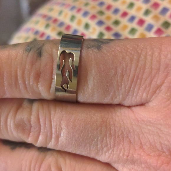 NWT Flame Fire Design Stainless Steel Size 21 & 18 - Picture 4 of 7